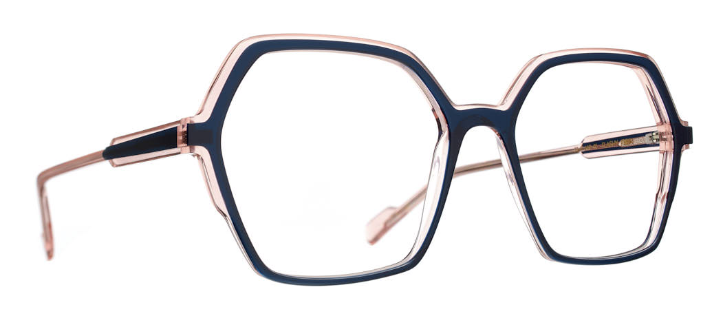 61002411084 FLASHY BLEU PÉTROLE / ROSE CLAIR - 1084 - FLASHY