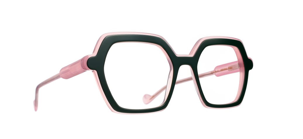 Caroline Abram HEROINE -  VERT / ROSE CLAIR - 1092  6100301092 -...